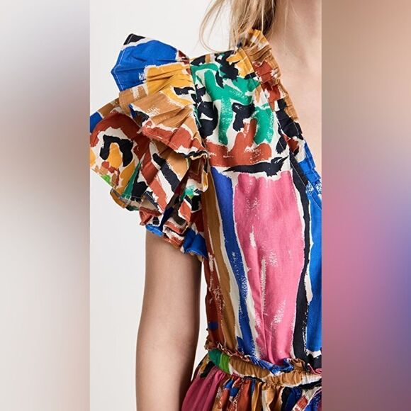 Love The Label
V Neck Ruffle Maxi Dress with Belt - Picture 8 of 8